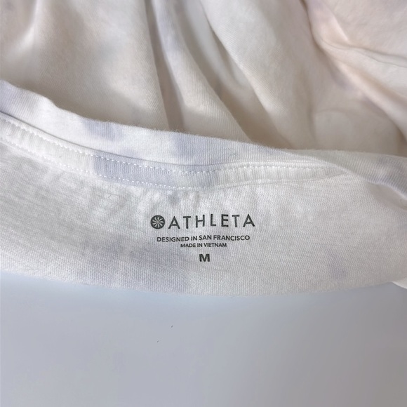 Athleta Organic Daily Printed Tee Kai Ballerina Gown Medium - Picture 4 of 6